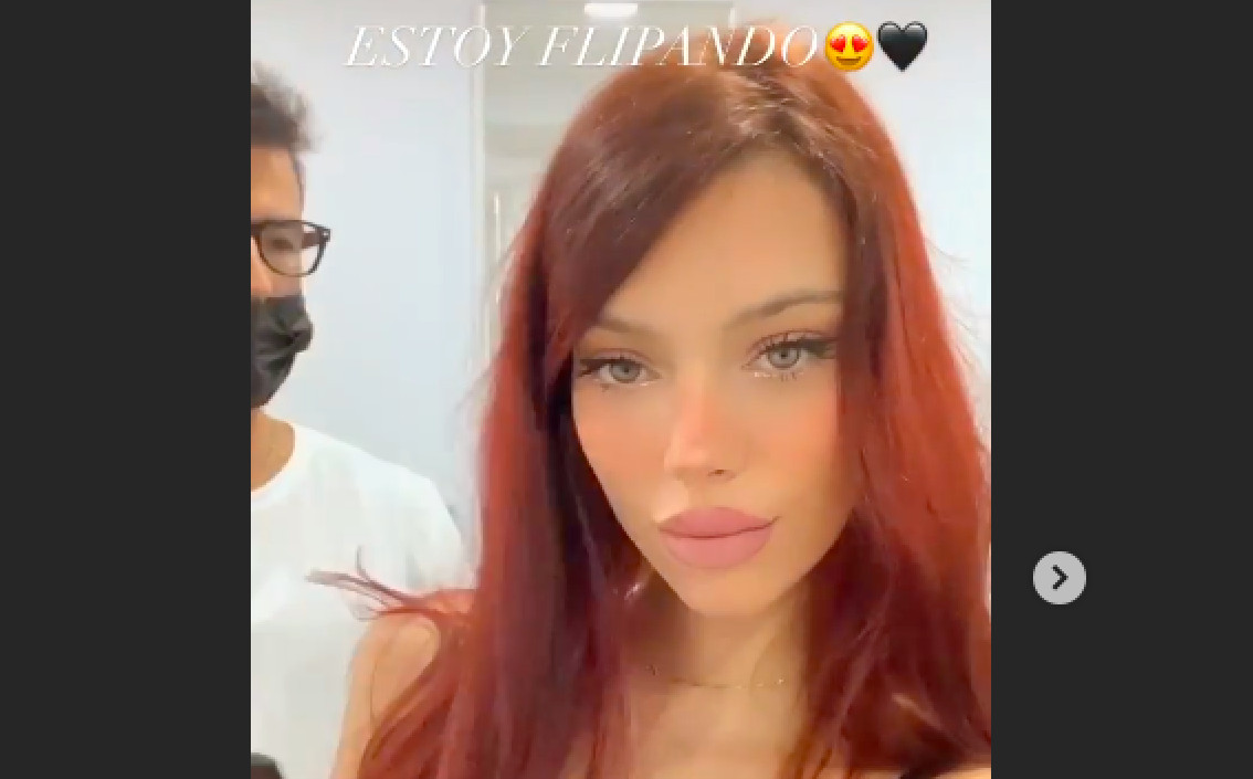Alejandra Rubio da un nuevo aire a su melena y se tiñe el pelo de rojo / INSTAGRAM