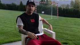 Leo Messi descansa en su casa de los Pirineos