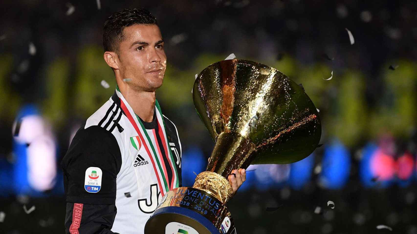 Cristiano celebrando un título con la Juventus /REDES