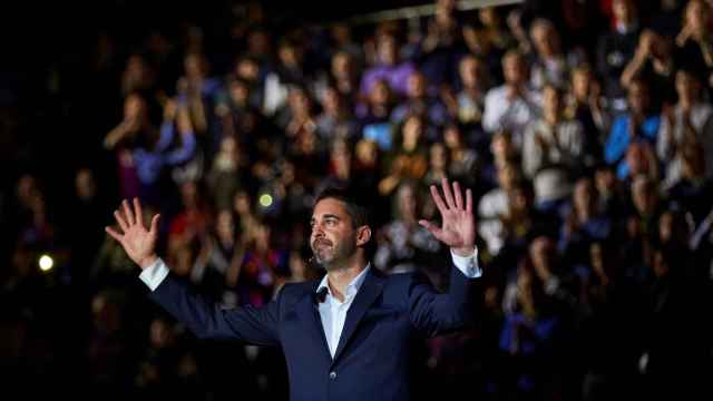 Juan Carlos Navarro fue homenajeado en el Palau Blaugrana antes del partido entre Barça Lassa y Real Madrid / EFE