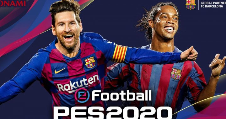 Messi y Ronaldinho, representantes azulgranas en el PES 2020/ Twitter