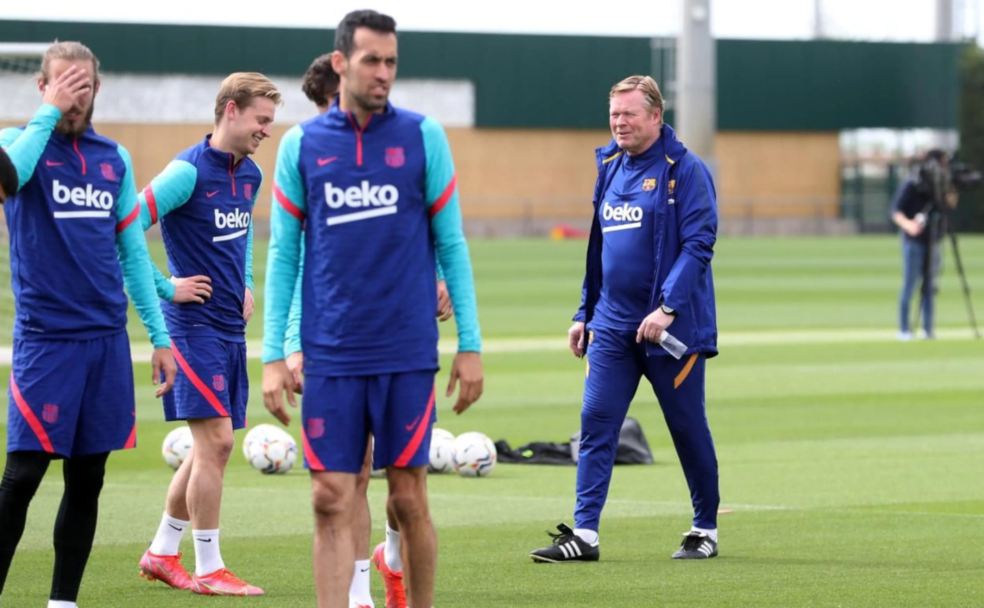 Koeman en un entrenamiento del Barça / FC Barcelona