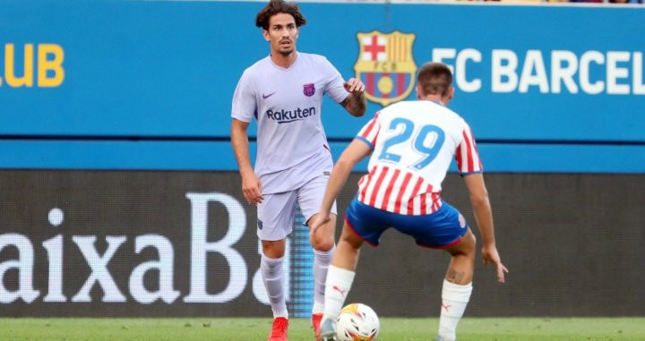 Álex Collado contra el Girona / FC Barcelona