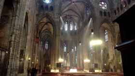 Nave central de la Catedral de Girona, una de las iglesias más espectaculares de Cataluña / Josep Renallas CON LICENCIA CREATIVE COMMONS 3.0