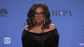Oprah Winfrey durante la gala de los Globos de Oro