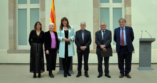 Toma de posesión de los miembros del Consejo Audiovisual de Cataluña (CAC) con la presidenta del Parlament, Laura Borràs / CAC