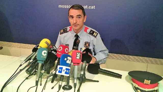 El comisario Joan Carles Molinero, cuando era portavoz de los Mossos d'Esquadra / EUROPA PRESS
