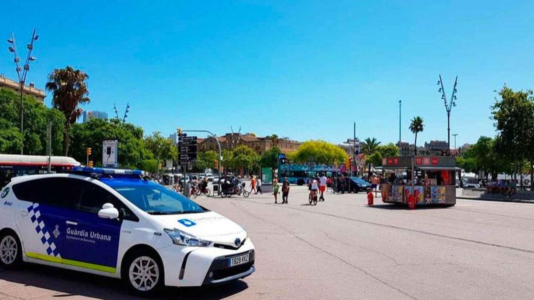 Un coche de la Guardia Urbana de Barcelona