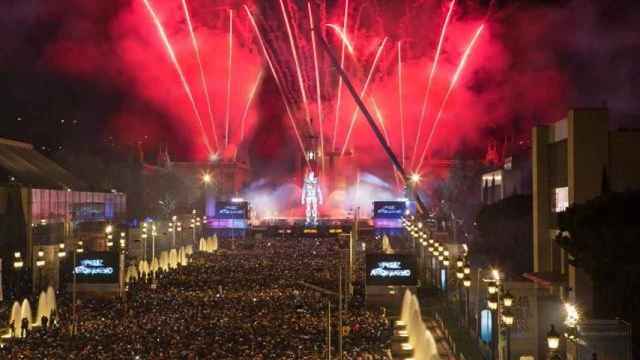 Celebración del Fin de Año en Barcelona en 2018 / EUROPAPRESS