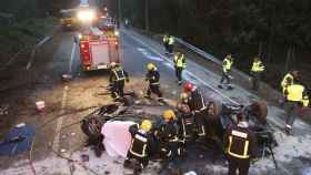 Un accidente de tráfico que dejó muertos en una carretera de España / EFE