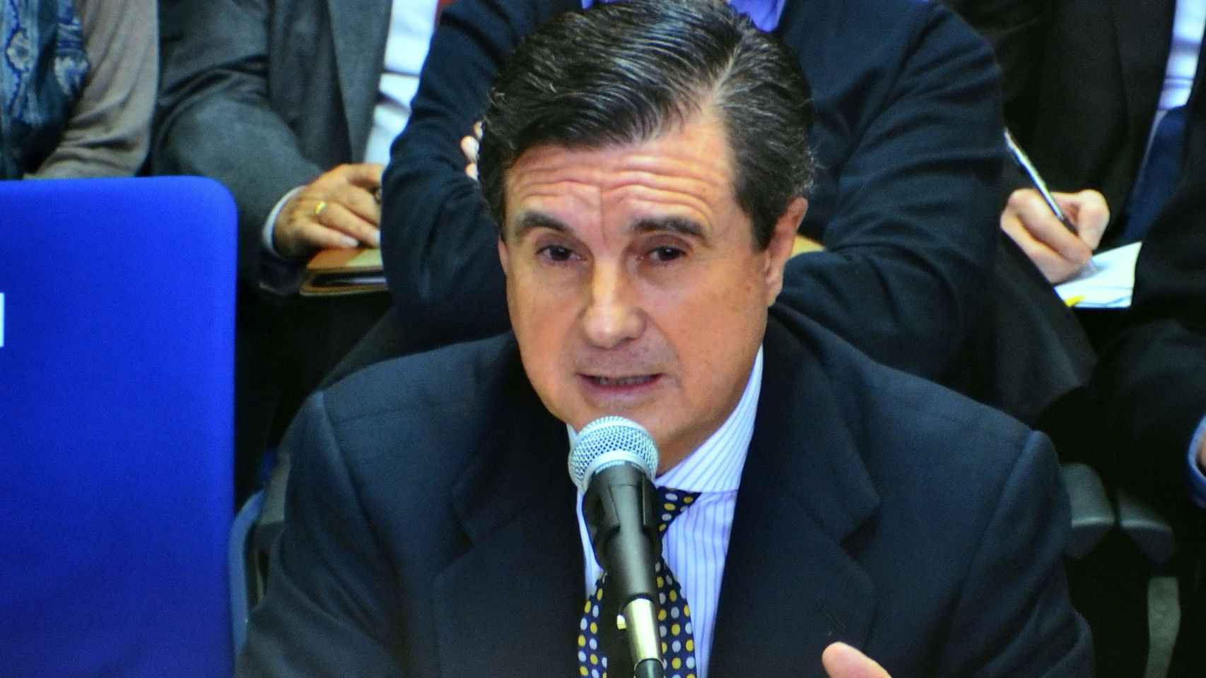 Jaume Matas, durante su comparecencia en el caso Nóos / EFE