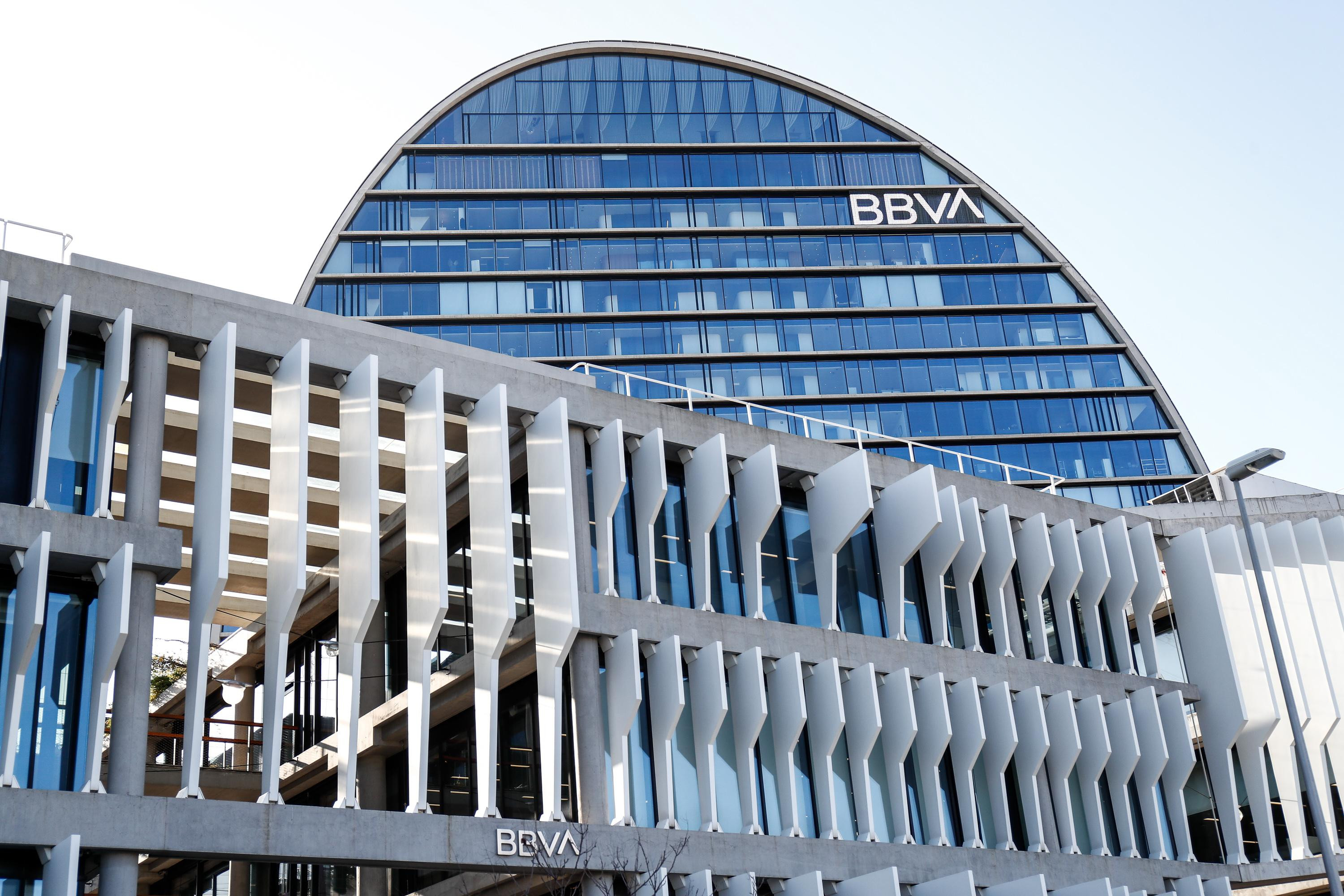 Sede del BBVA, uno de los actores del sector de la banca en España / EP