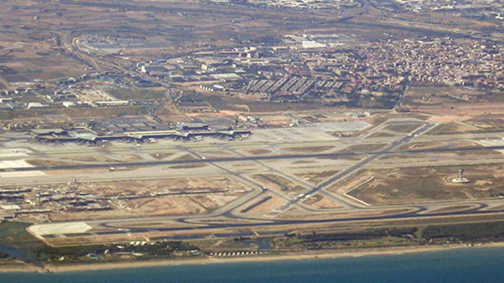 Vista aérea de El Prat de Llobregat