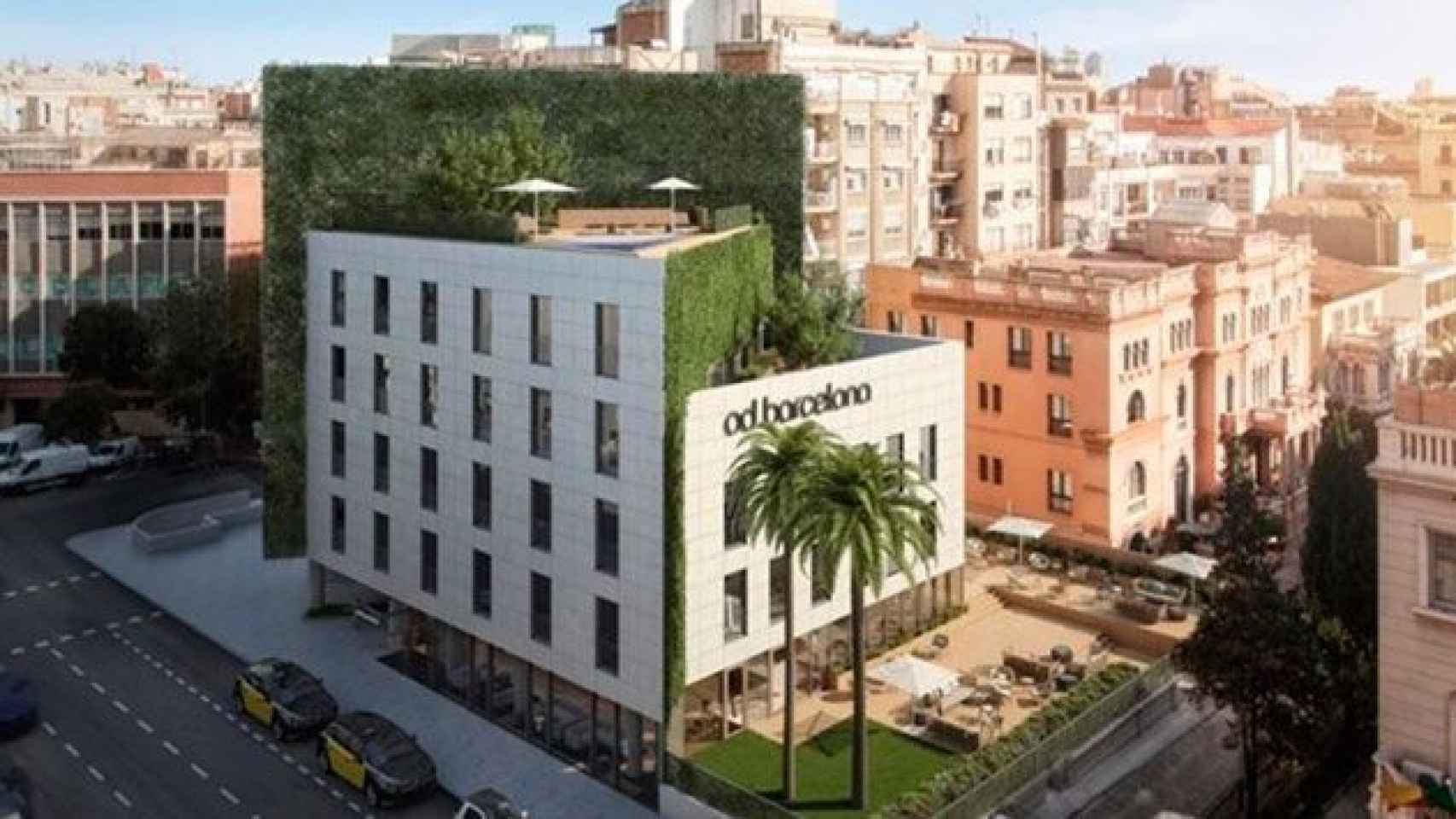 Imagen del proyecto de OD Hotels, la cadena de Marc Rahola Matutes, en Barcelona / CG