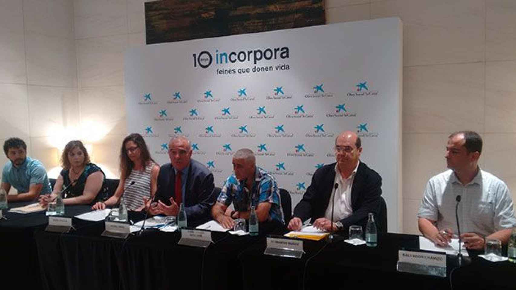 El responsable del programa 'Insorpora' de la Fundación La Caixa, Jaume Farré, hace balance del décimo aniversario de la iniciativa / CG