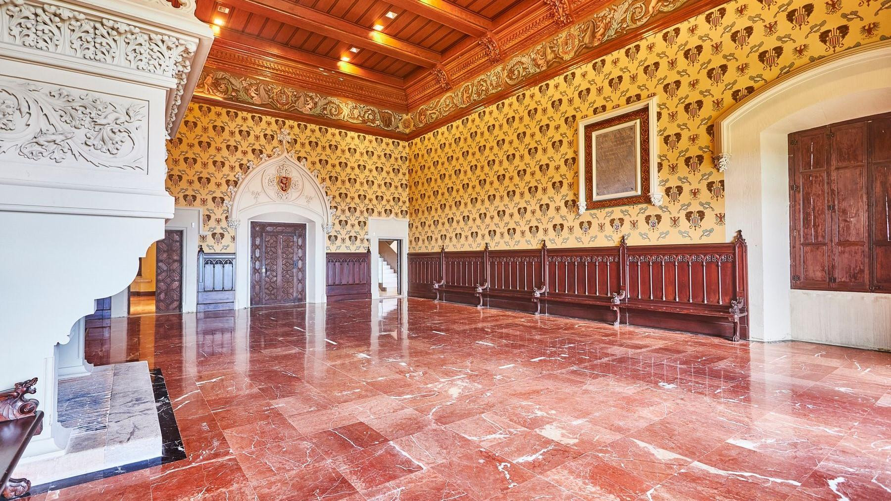 Sala Magna del castillo de Castelldefels / ALS