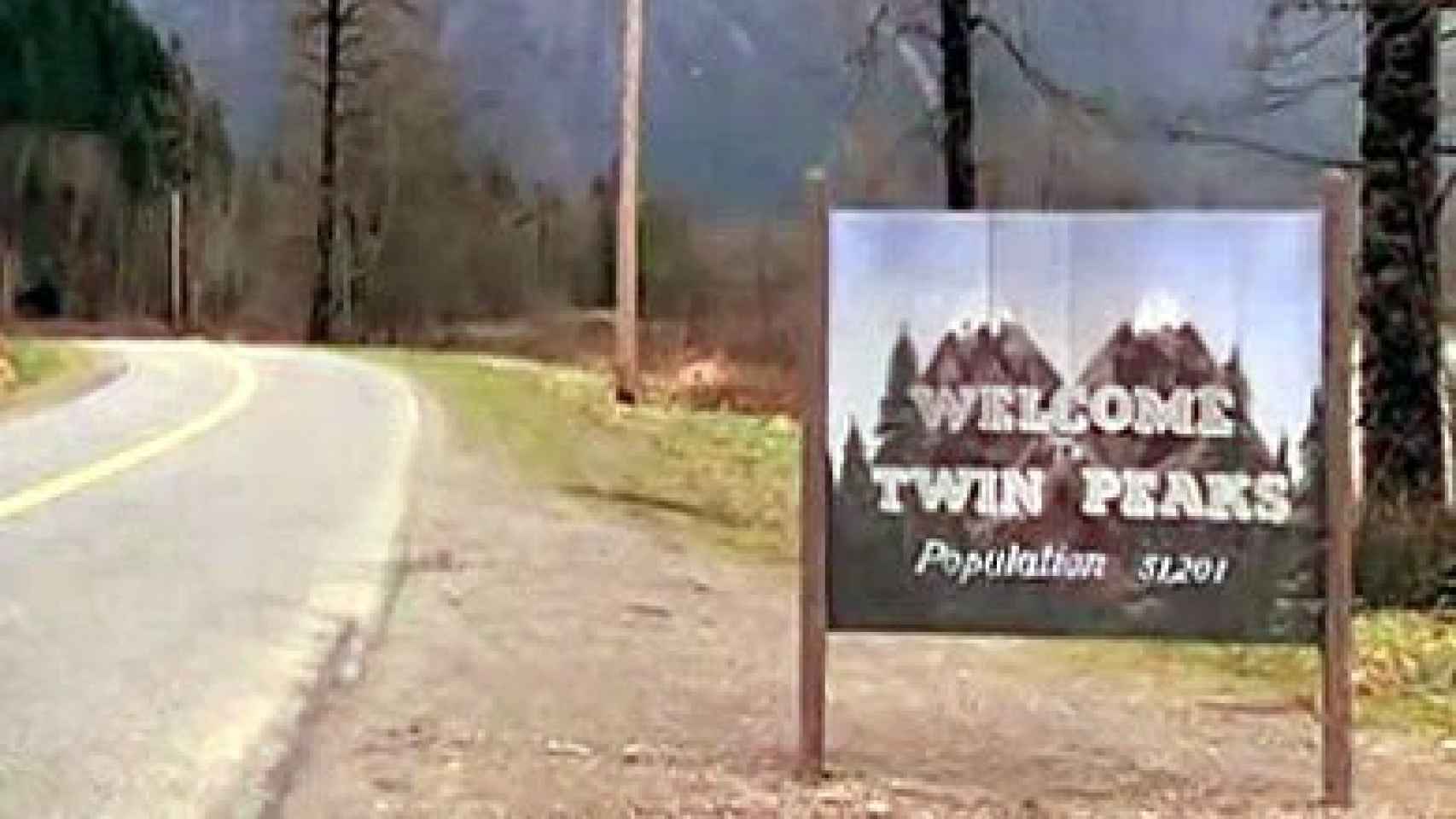 Imagen de la cabecera de Twin Peaks