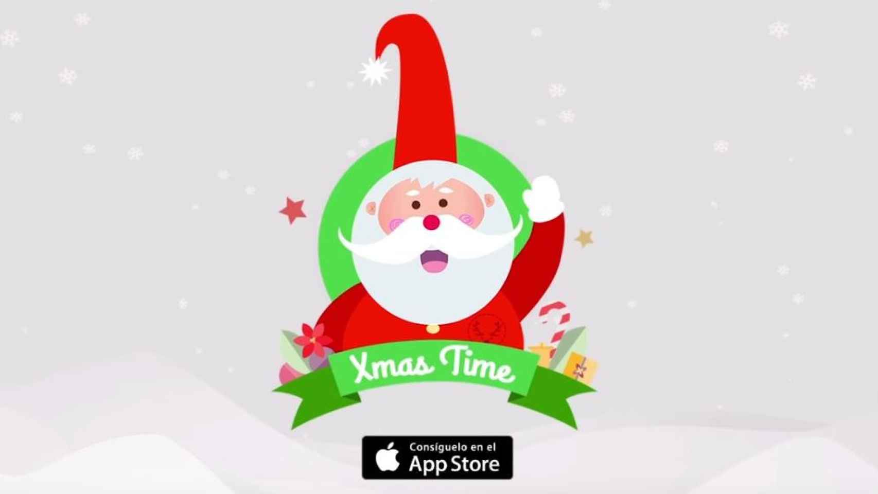Imagen de la 'app' Xmas Time con la que realizar videollamadas a Papá Noel / YOUTUBE