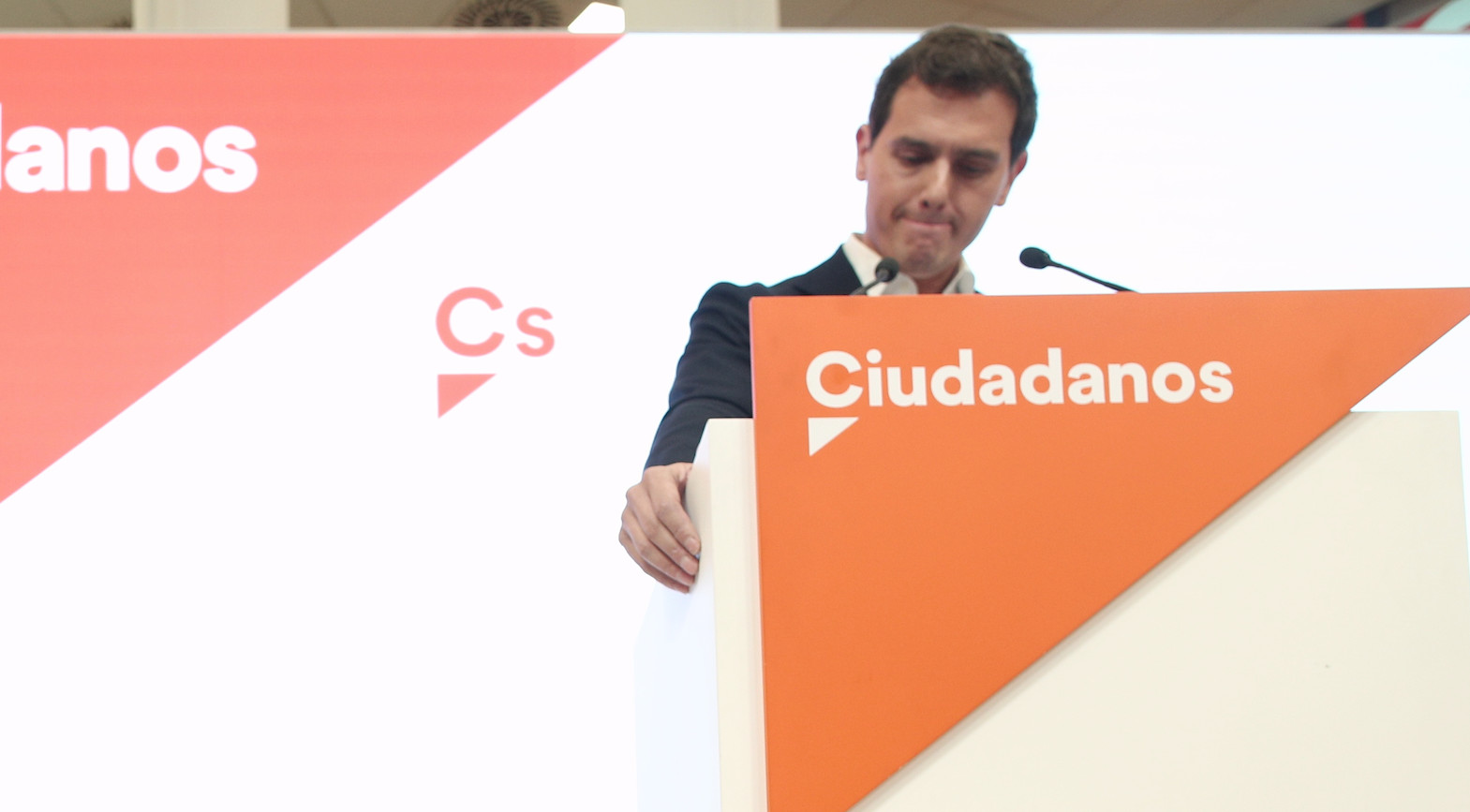 Albert Rivera en su discurso de despedida como líder de Ciudadanos / EP