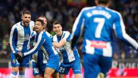 RCD Espanyol celebran un gol / EFE
