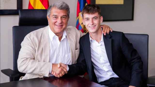 Joan Laporta cierra la renovación de Marc Casadó / FCB