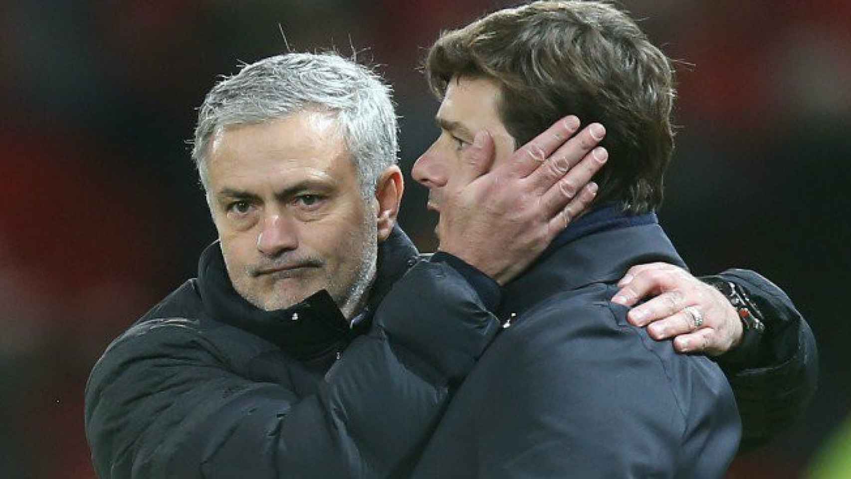 José Mourinho y Mauricio Pochettino saludándose tras un encuentro /REDES