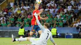 Dani Olmo marcando un gol con España Sub-21 / EFE