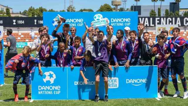 Una foto del Barça, uno de los campeones de la Danone Nations Cup 2019 / DANONE