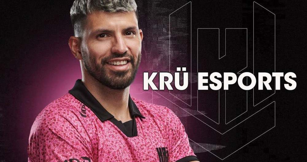 Sergio Agüero, promocionando el equipo KRÜ, en las redes sociales / Redes