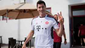 Robert Lewandowski, volviendo a los entrenamientos con el Bayern / FC Bayern