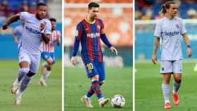 Memphis, Messi y Griezmann en un fotomontaje con el Barça / Culemanía