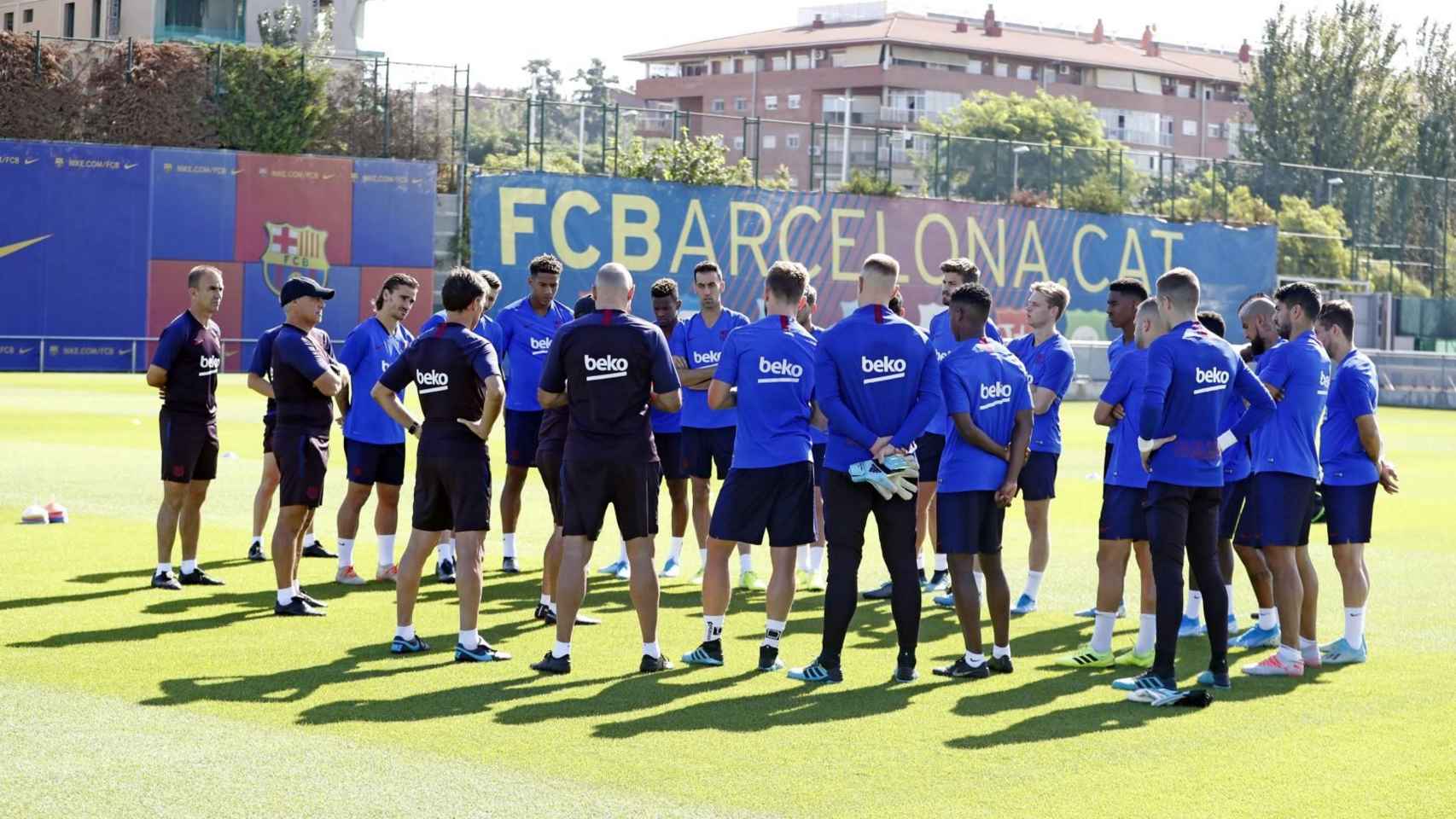 Imagen de un entrenamiento del FC Barcelona / FC Barcelona