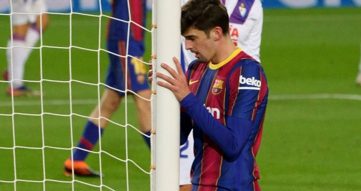 Trincao, en un partido con el Barça | EFE