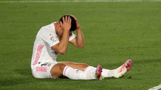 Luka Jovic, lamentando una ocasión contra el Valladolid | EFE