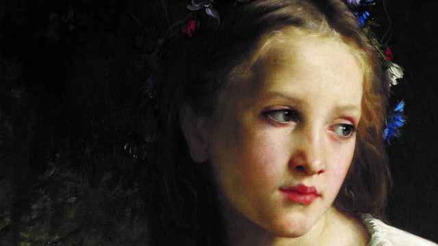 Detalle del lienzo de William-Adolphe Bouguereau ‘La pequeña Ofelia’ (1875). FUNDACIÓN MAPFRE