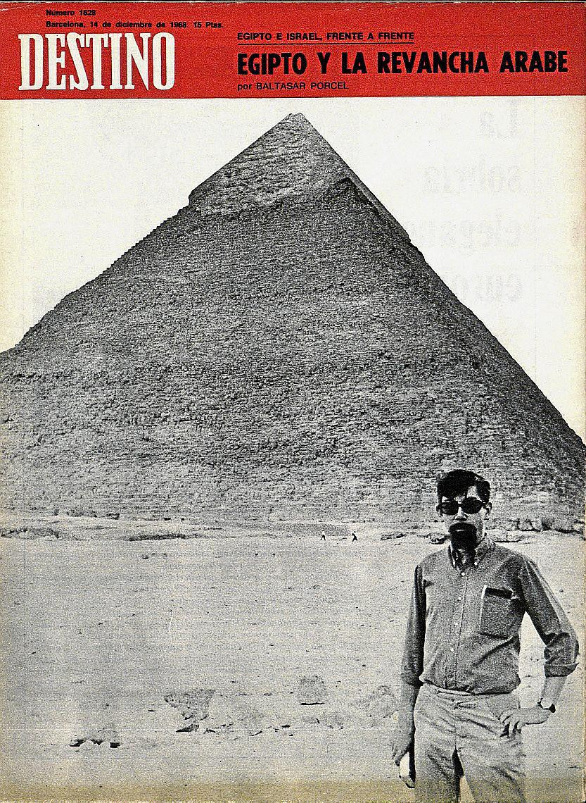 Porcel aparece, como reportero estrella, en 1968 en la portada de la revista Destino / CATANY