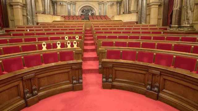 Vista del hemiciclo del Parlament / EFE