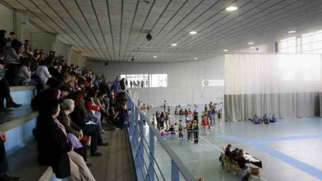El polideportivo municipal Sergio Manzano de Bellvitge, en L'Hospitalet de Llobregat