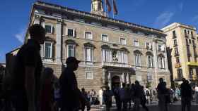 Imagen de archivo del exterior del Palau de la Generalitat, patrimonio del Govern / EFE