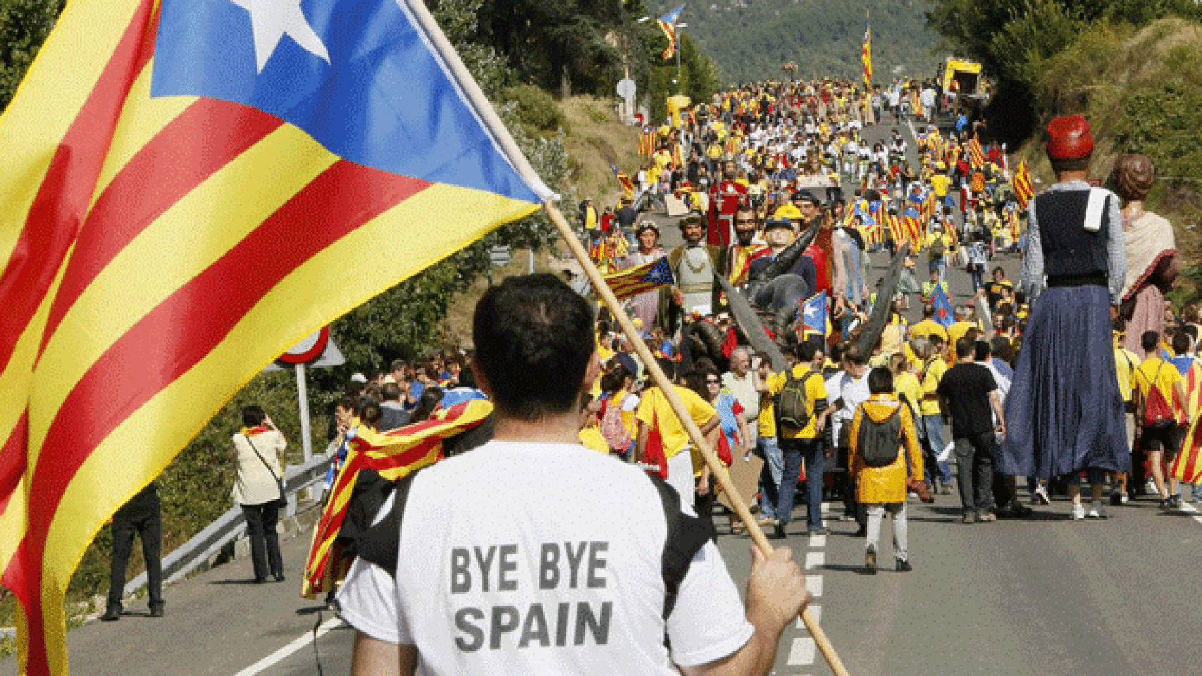Celebración de Diada de Cataluña, convocada por la ANC / CG