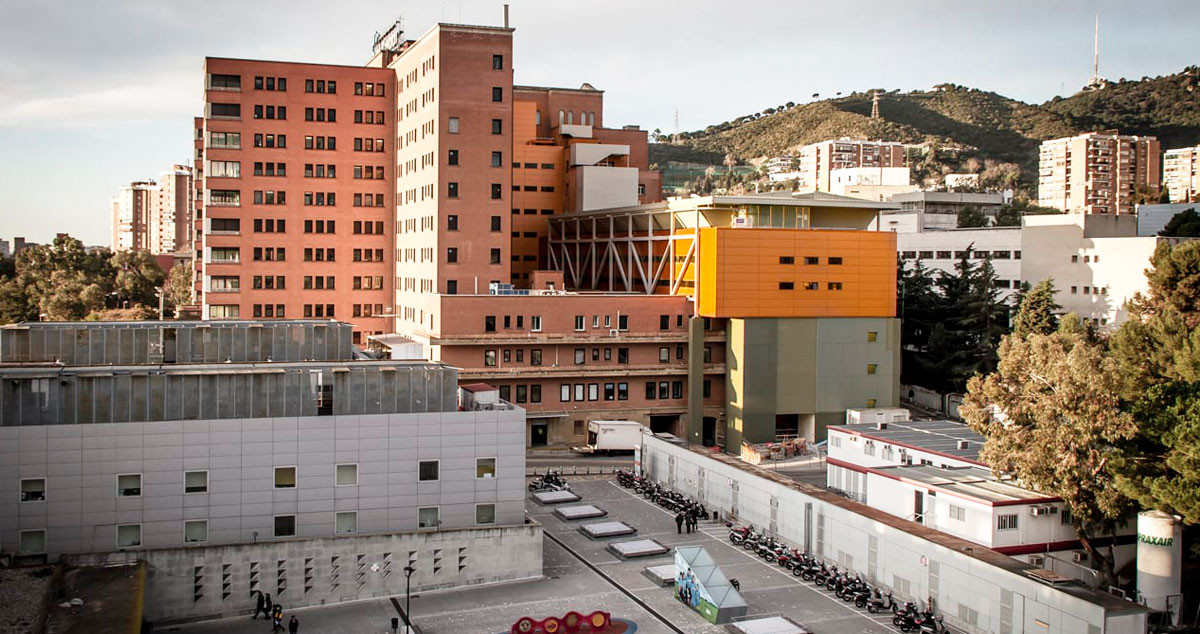 Imagen lateral del Hospital Vall d'Hebron / Cedida