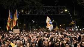 Miles de personas asisten a los actos de 'Tsunami Democràtic' en Barcelona / EUROPA PRESS