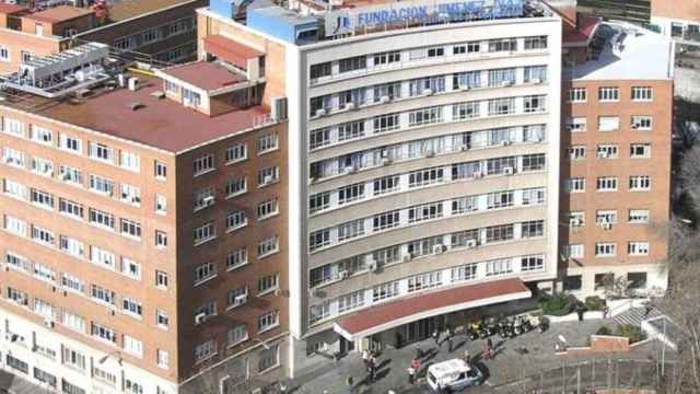 Fachada de la Fundación Jiménez Díaz, hospital premiado por su eficiencia por la Uned / CG