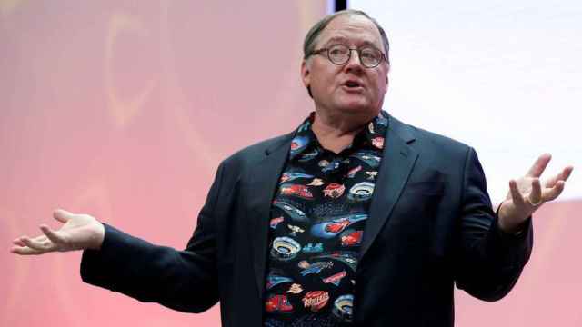 Jonh Lasseter, durante una conferencia en Detroit