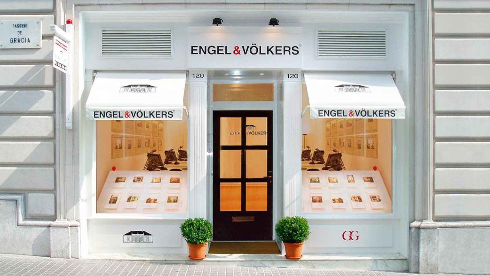 Una sucursal de la inmobiliaria Engel & Völkers / E&V