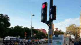 Un semáforo en la ciudad de Badalona / AYUNTAMIENTO DE BADALONA