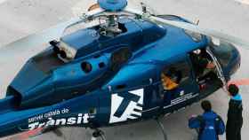 Imagen del helicóptero del Servei Català de Trànsit (SCT), cuyo contrato está en cuestión / CG