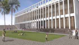 Diseño del futuro edificio que albergará el Hermitage Barcelona / CG