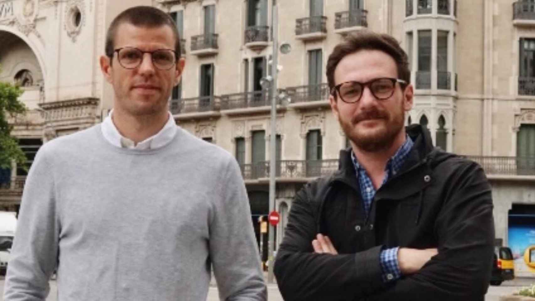 Los emprendedores Adrià Coll y Arnau Seix, fundadores de la plataforma Titbit.tv