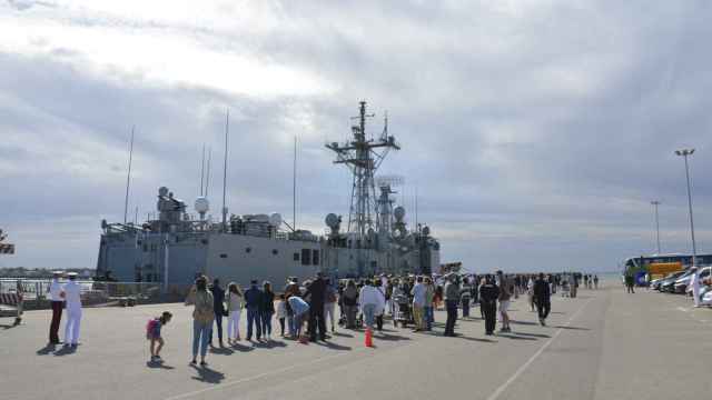 Una fragata en la Base Naval de Rota en una imagen de archivo / MINISTERIO DE DEFENSA